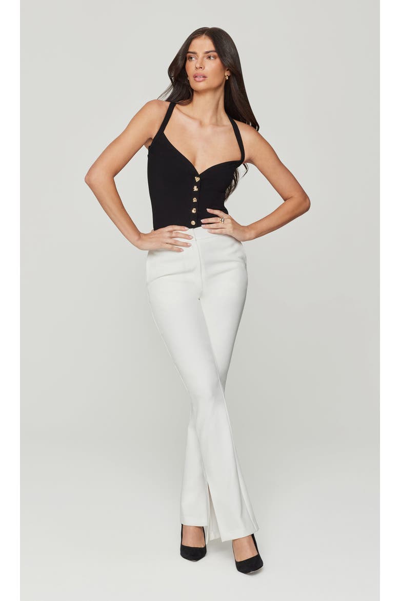 Retta Rib Bodysuit, Alternate, color, Black