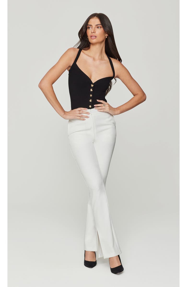 Generation Love Retta Rib Bodysuit, Alternate, color, Black