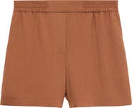 MANGO Textured Shorts