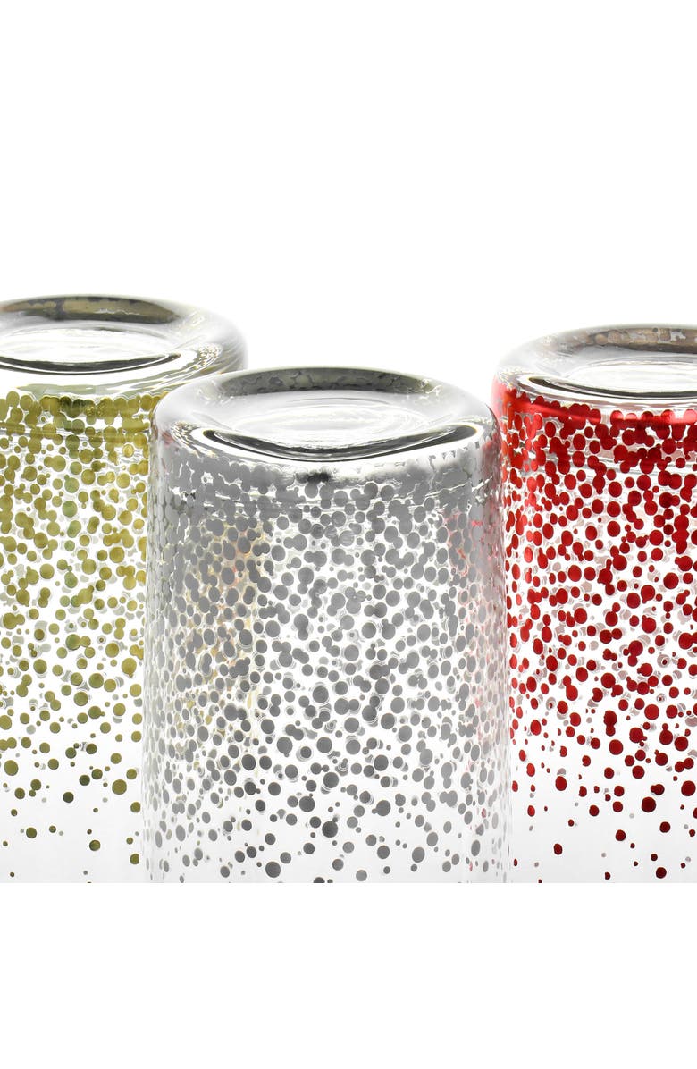 Laurie Gates California Designs Audrey Hill 6 Piece 16oz Glass Tumbler Set in Assorted Colors, Alternate, color, Assorted