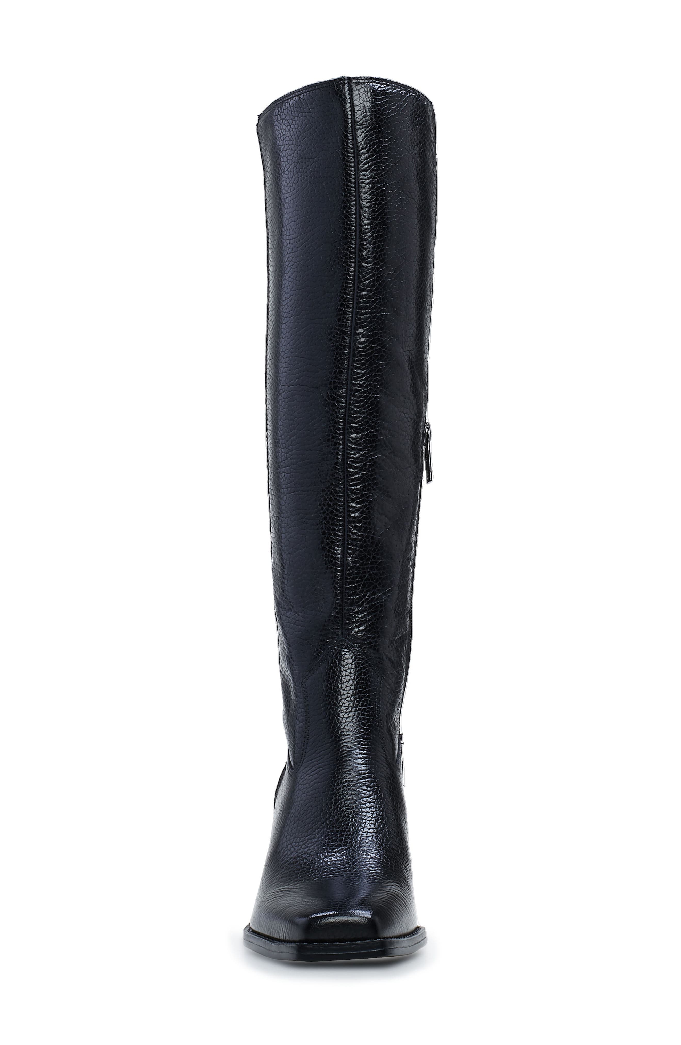 Vince Camuto Sangeti Knee High Boot, Alternate, color, Black Pebbled