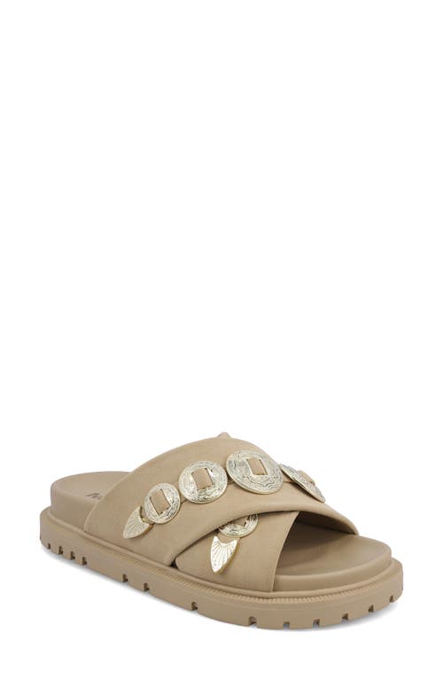 Mia Gorgene Platform Sandal In Sand