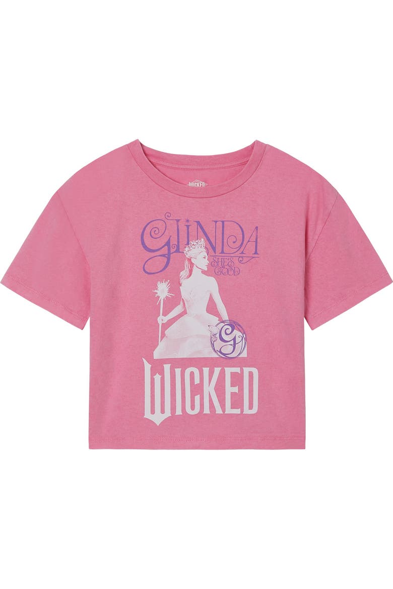 Cropped Drop Shoulder T-Shirt, Main, color, Sachet Pink Glinda