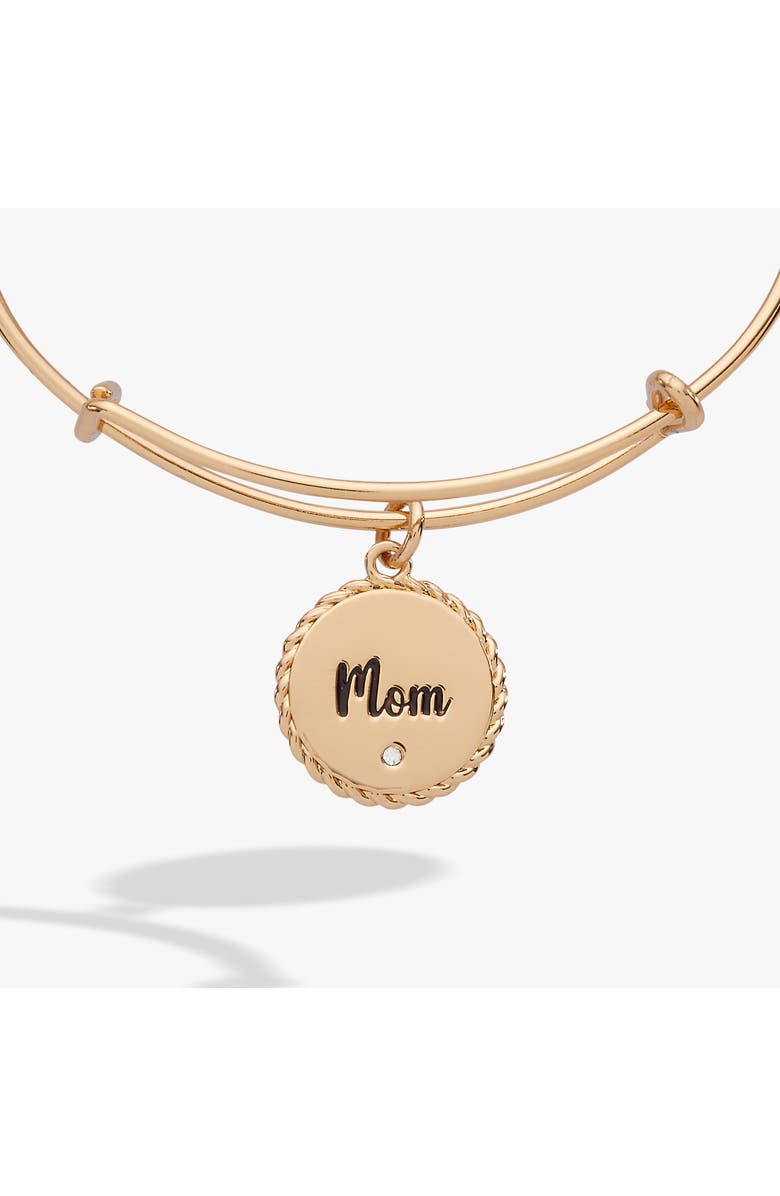Alex and Ani Mom Charm Bangle, Alternate, color, Gold