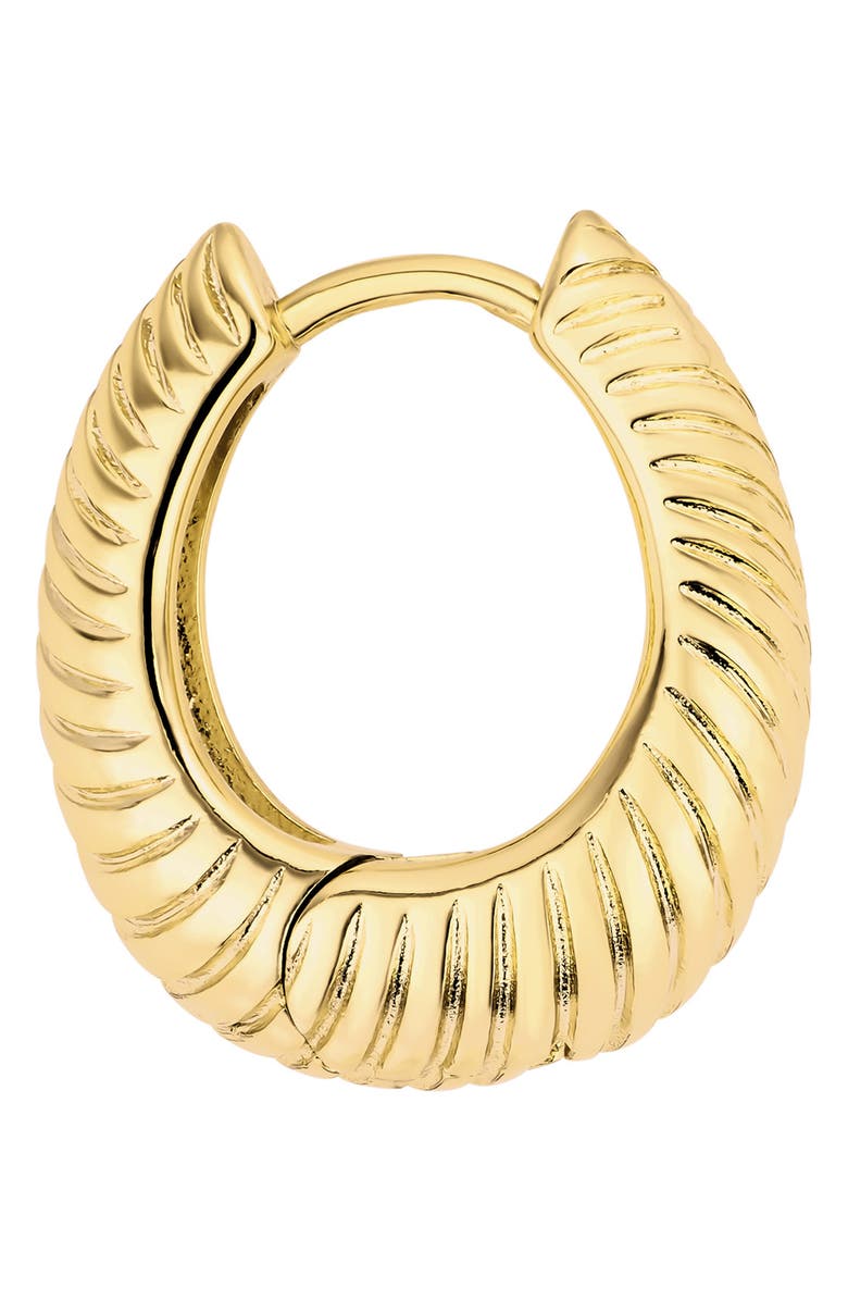 ATHRA LUXE The Solstice Ribbed Hoop Earrings, Alternate, color, 