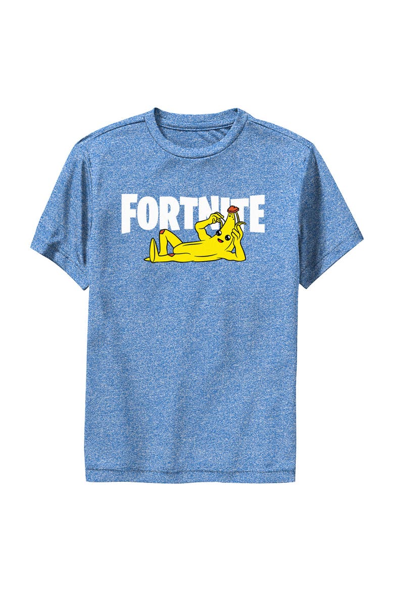 Boy's Fortnite Peel Yourself Logo  Performance Graphic T-Shirt, Main, color, Royal Blue Heather