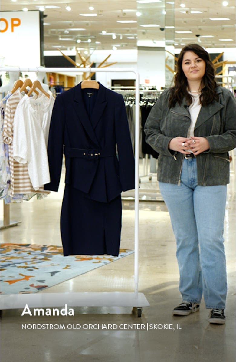 Nested Belted Jacket and Skirt, sales video thumbnail