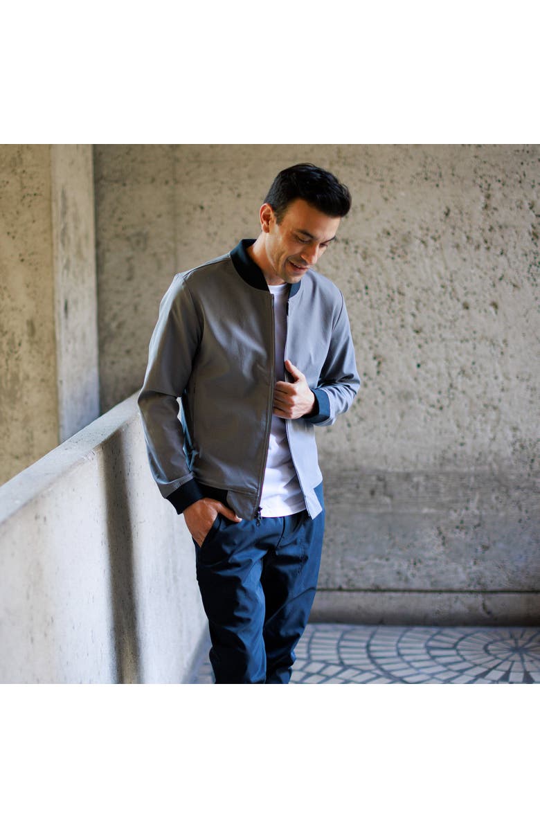 Myles Apparel Tour Bomber, Alternate, color, Slate