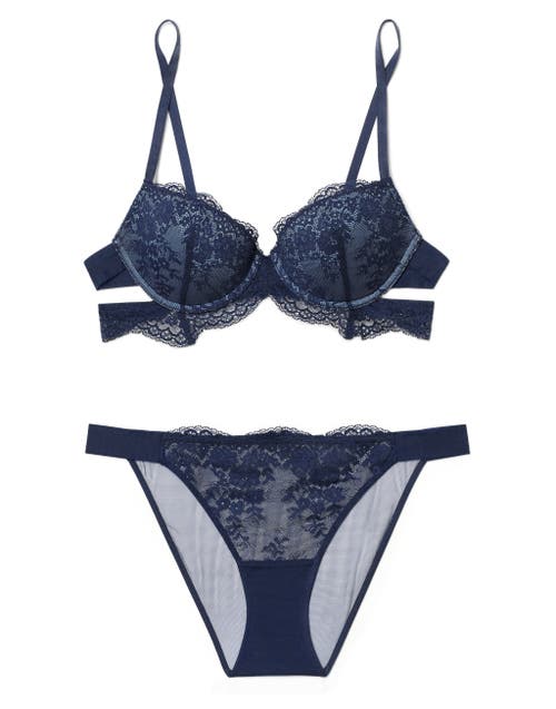 Adore Me Olisa Bikini Panties In Dark Blue