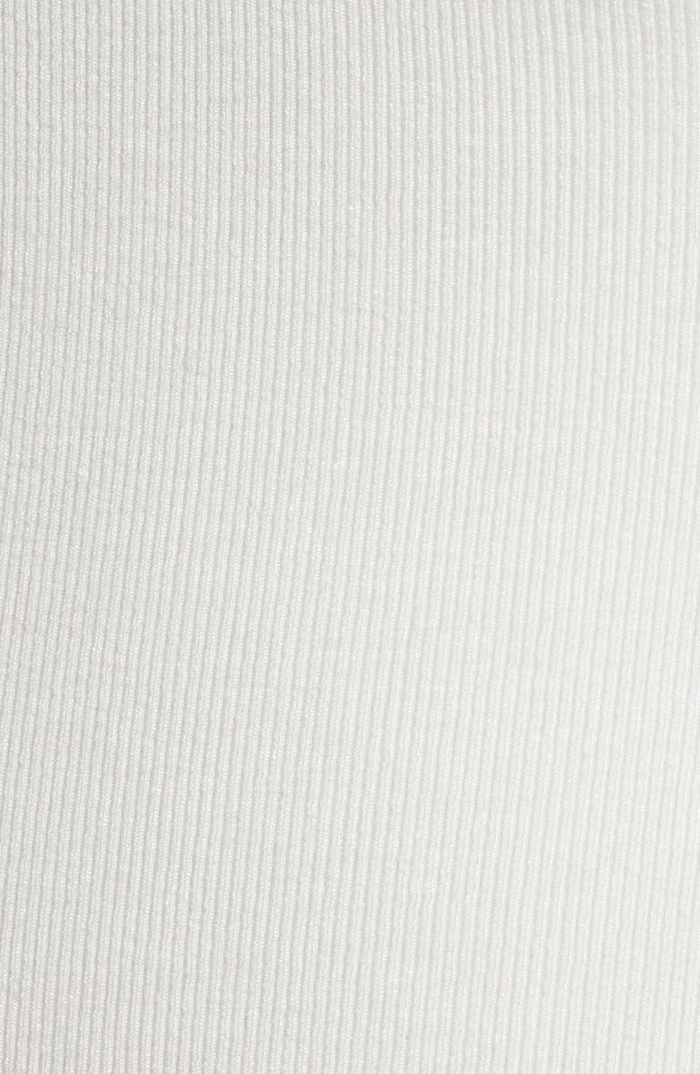 Lulus Flirty Little Secret Cutout Ribbed Top, Alternate, color, White