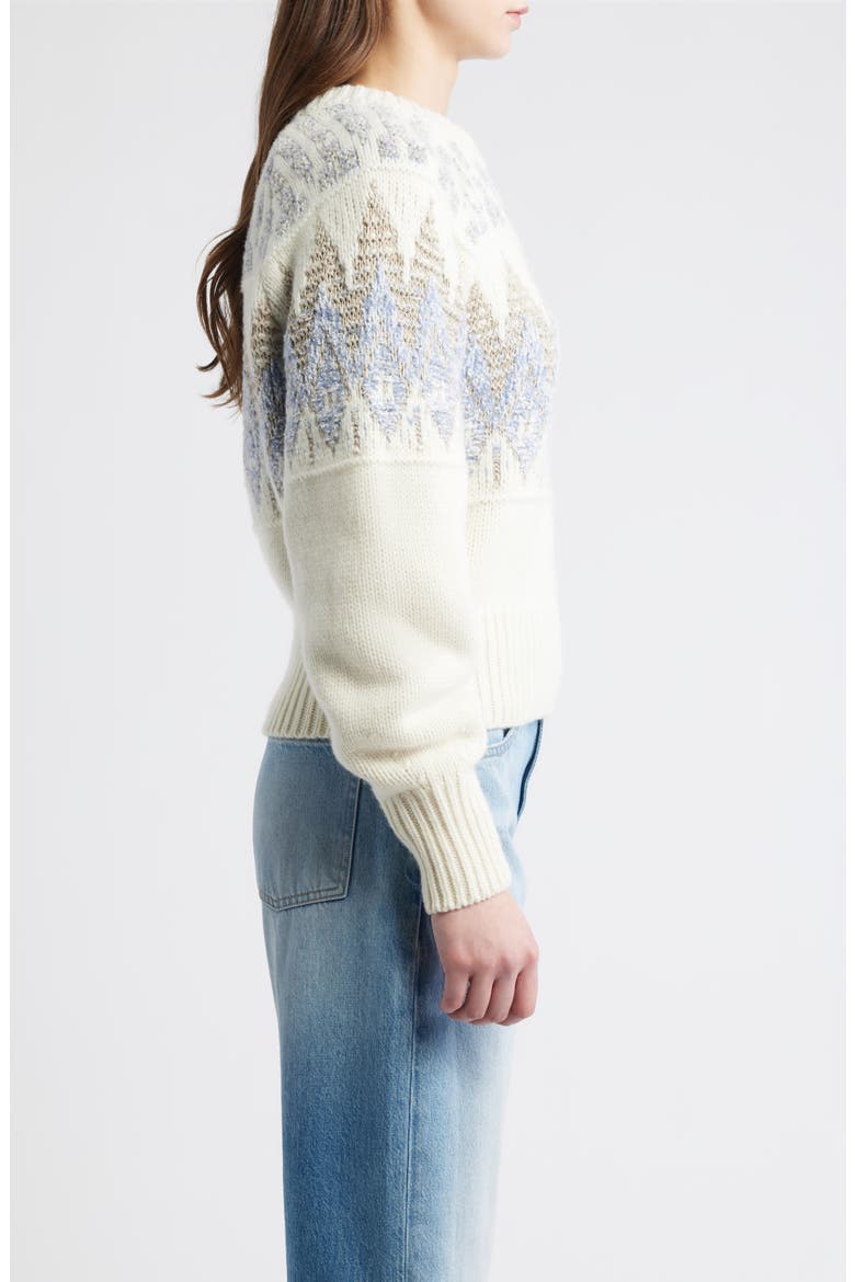Farombo Wool Blend Crewneck Sweater, Alternate, color, IVORY