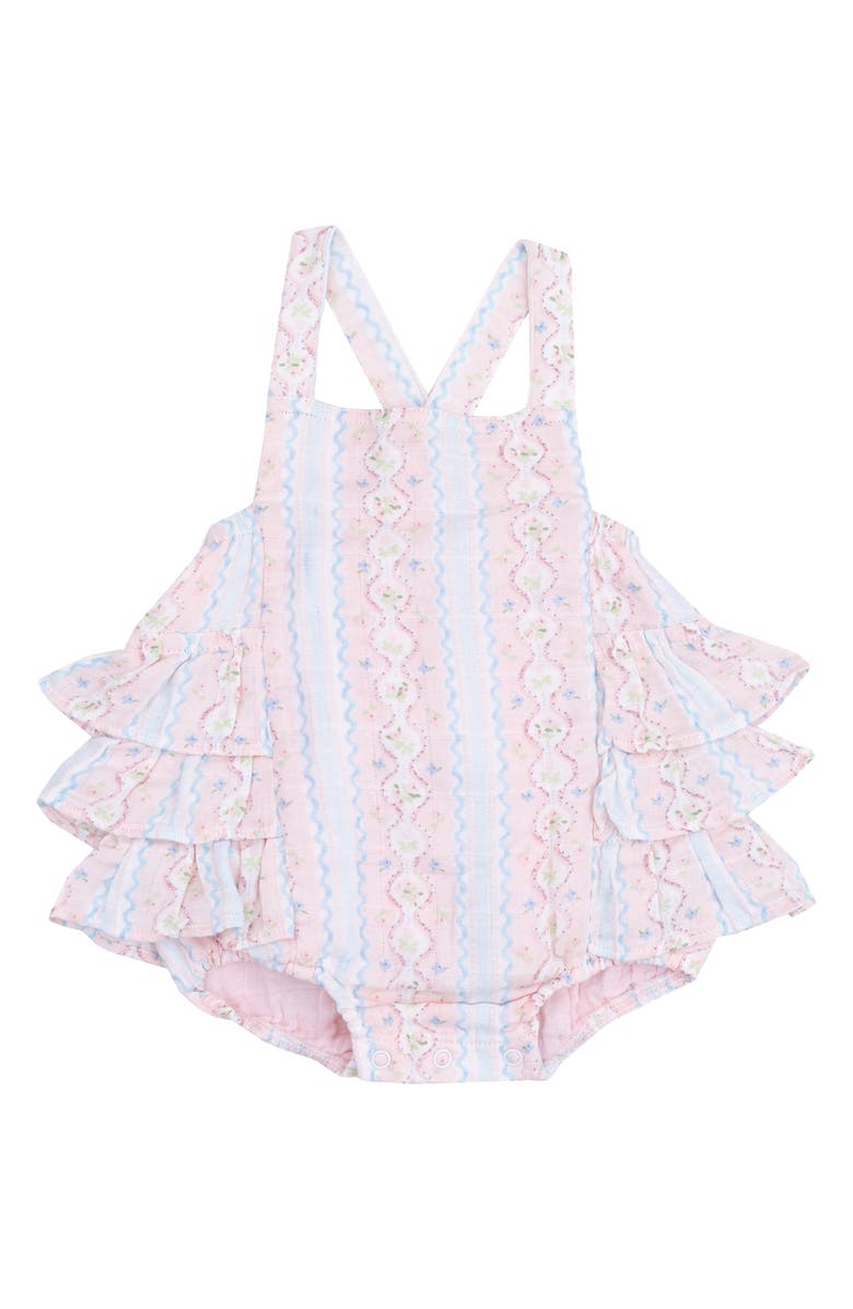 Angel Dear Ogee Organic Cotton Muslin Bodysuit, Main, color,