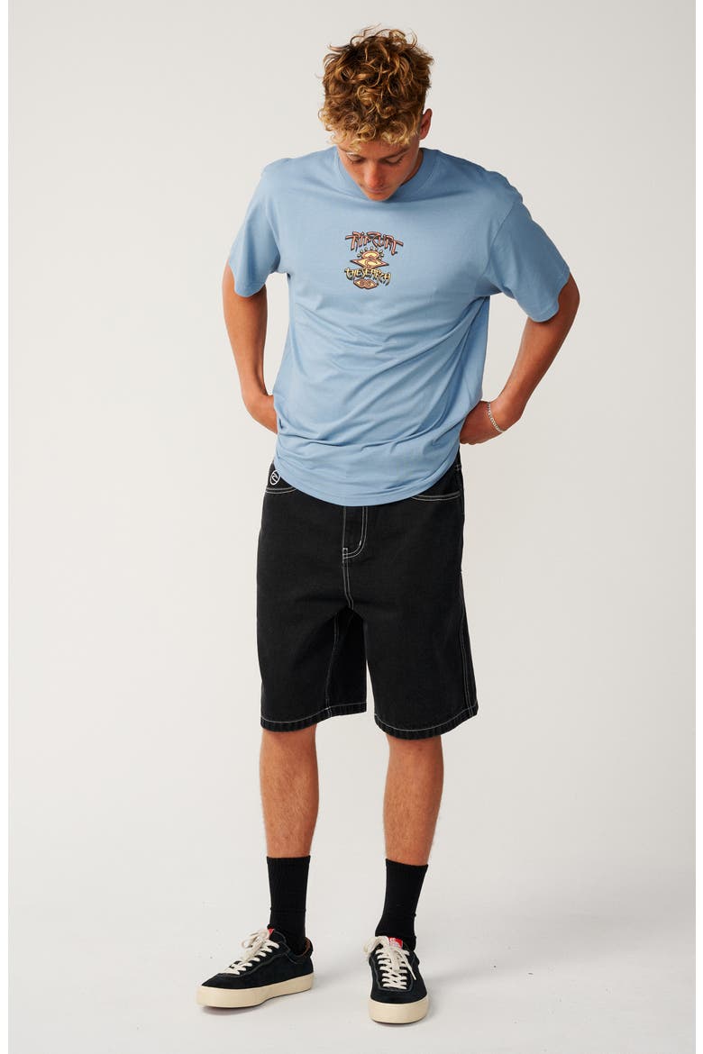 Arch Search Cotton Graphic T-Shirt, Alternate, color, LIGHT NAVY