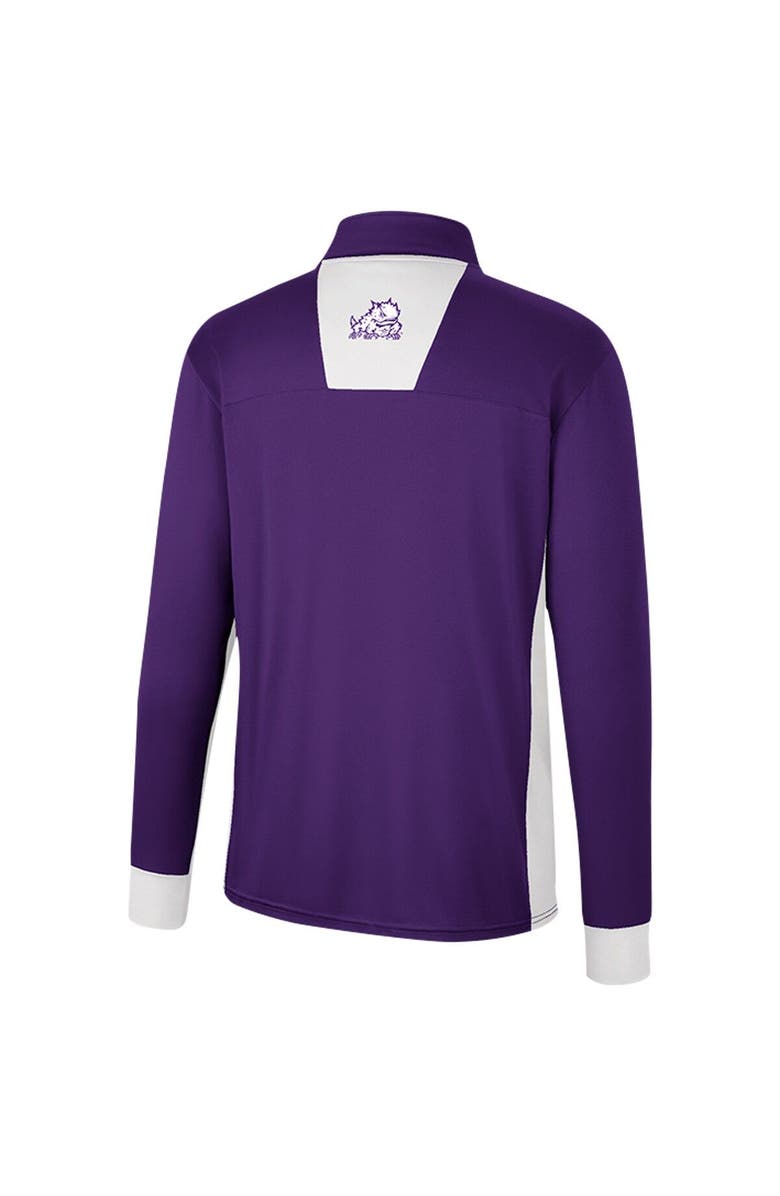 COLOSSEUM Men's Colosseum Purple TCU Horned Frogs Bart Quarter-Zip Top, Alternate, color, Purple