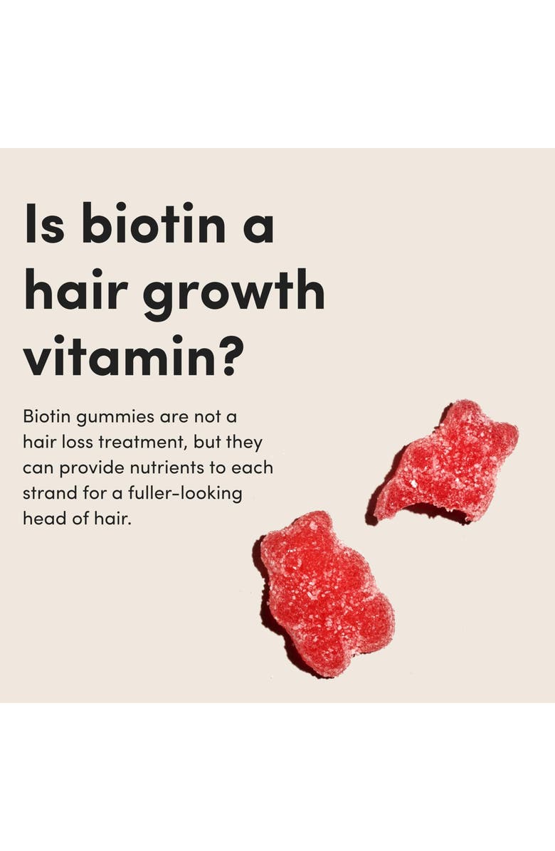HIMS 
HERS Biotin Builder Gummies  Vitamin-Rich, Hair and Nail Strengthening Wild, Alternate, color, Coral