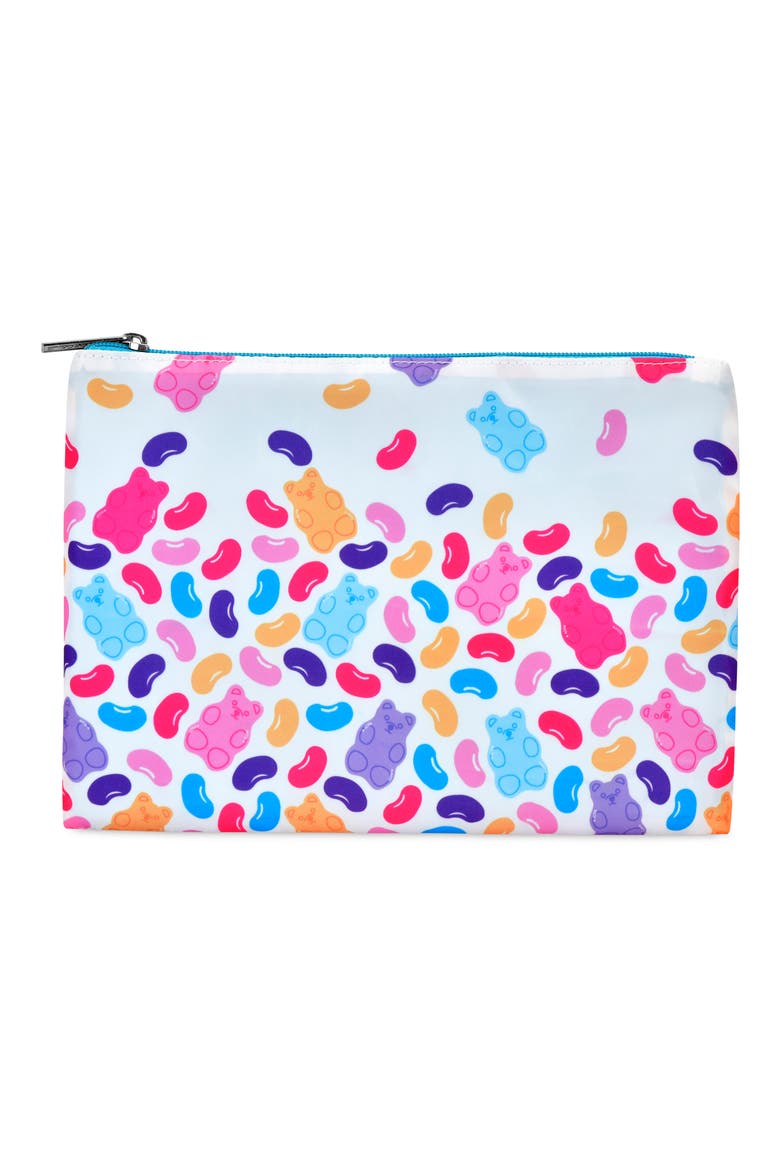 Kids' Jelly Bears Cosmetic Bag Trio, Alternate, color, MULTI BLUE