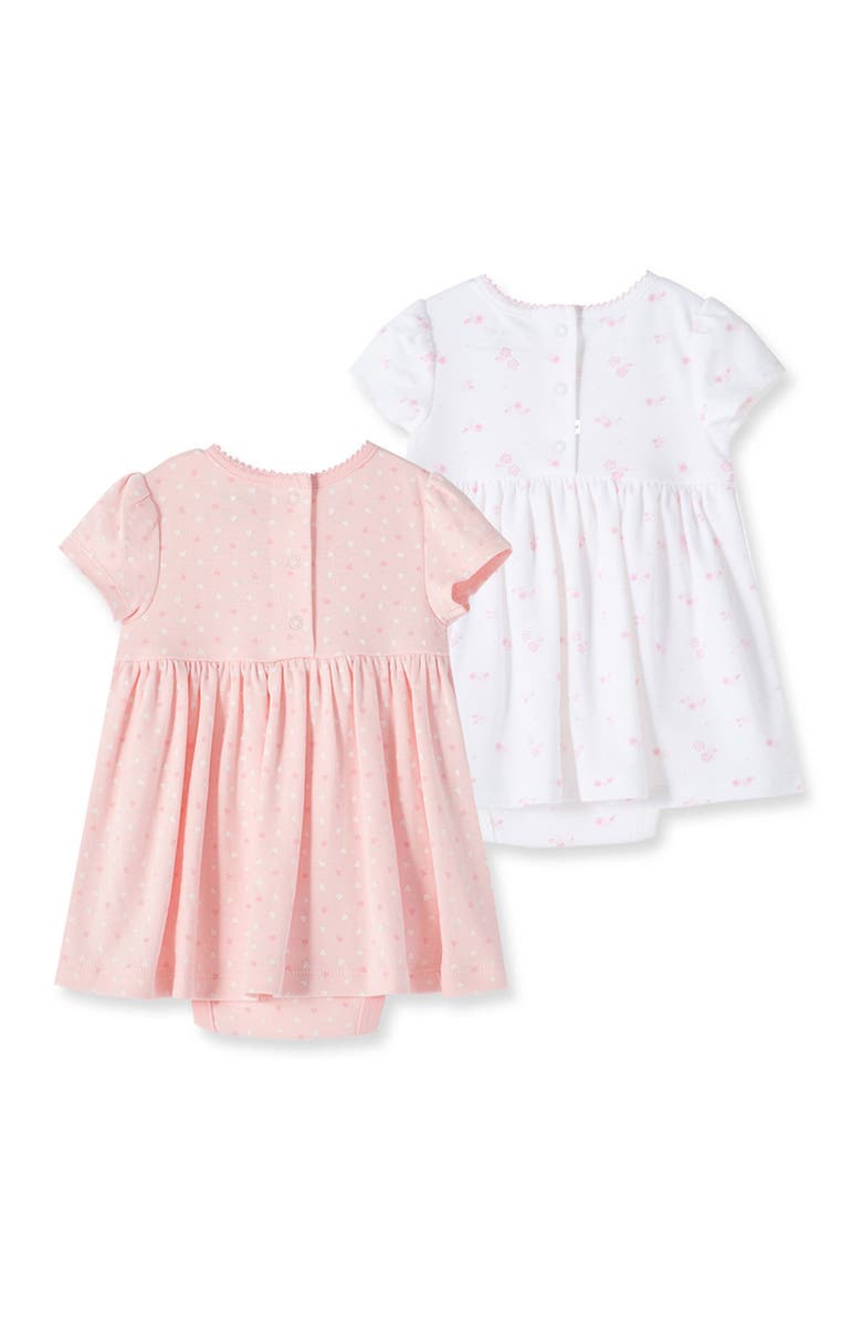 Little Me Garden 2-Piece Dress Bodysuit Set, Alternate, color, 