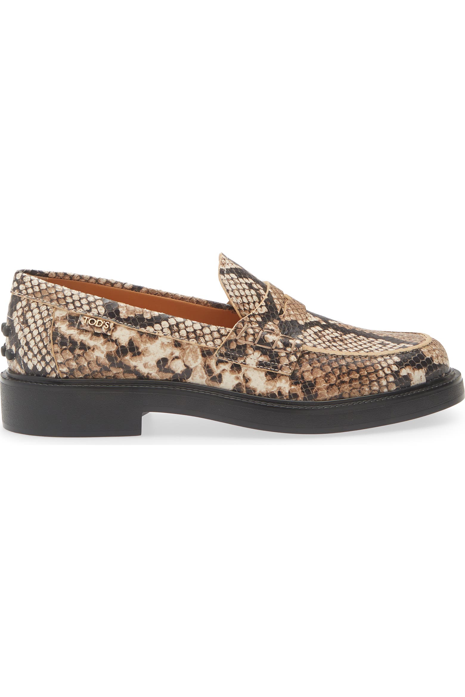Python Colouring Picture Tod's Python Embossed Leather Penny Loafer (Women) | Nordstrom