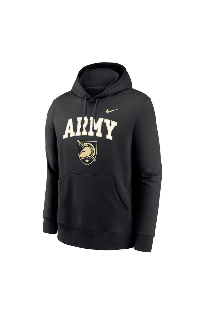 Nike Men's Nike Black Army Black Knights Club Pullover Hoodie, Alternate, color, Black