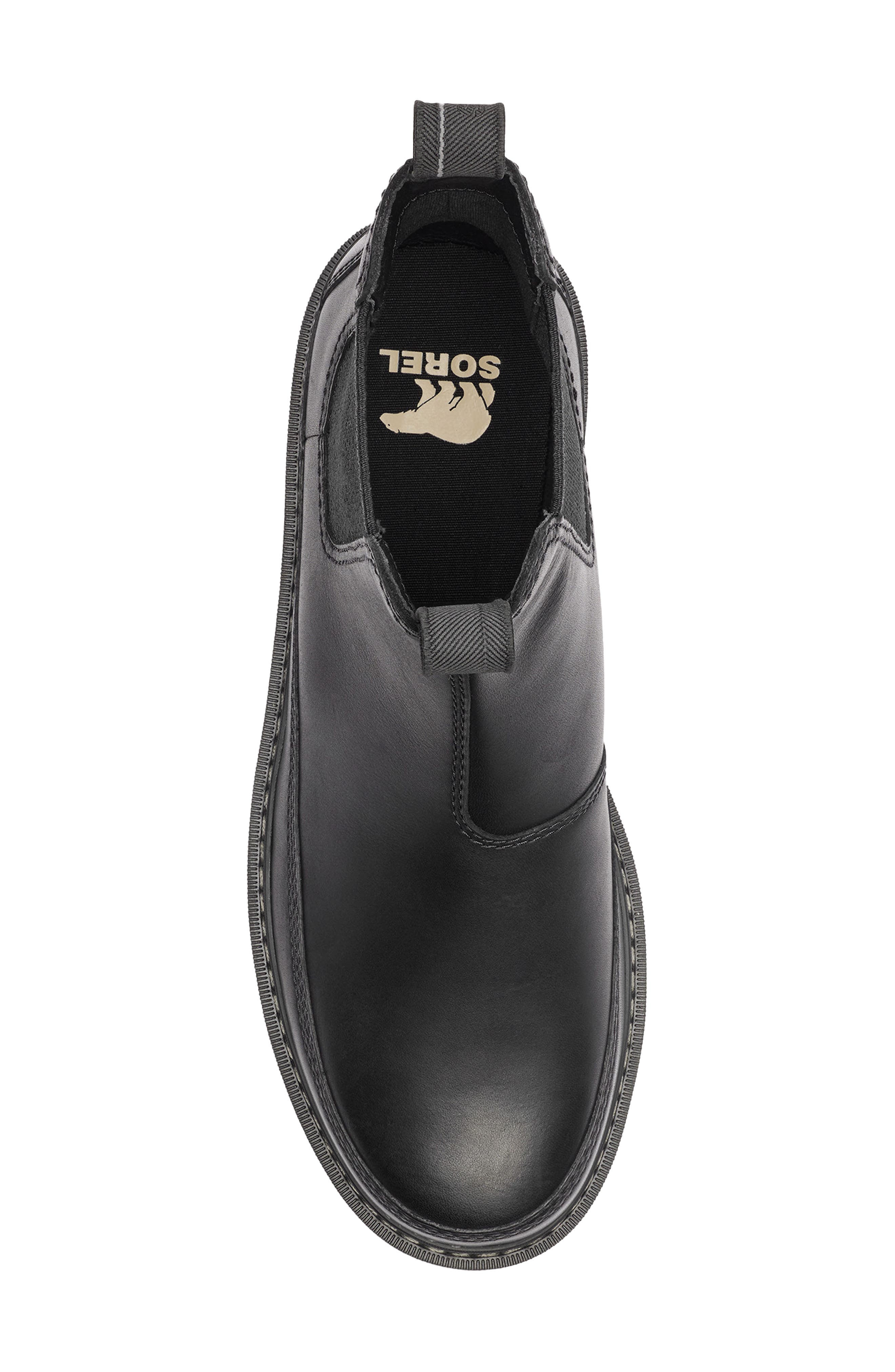 SOREL Slabtown 62 Waterproof Chelsea Boot, Alternate, color, Black/ Black