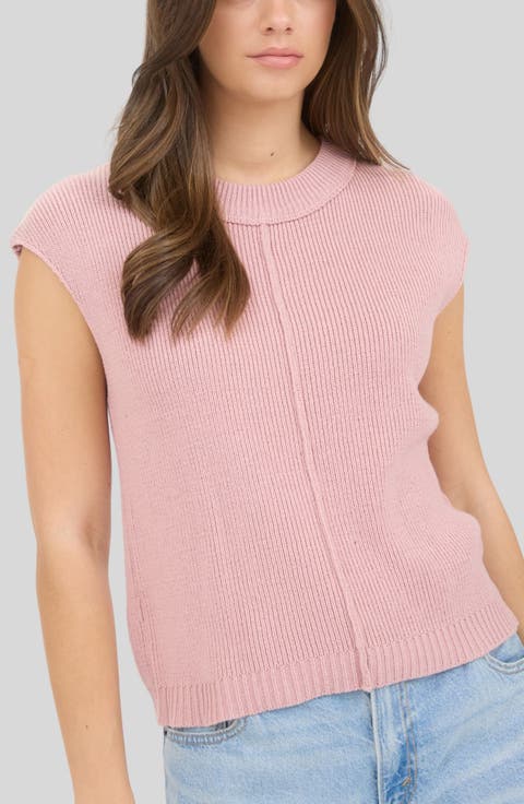 Cap Sleeve Knit Top