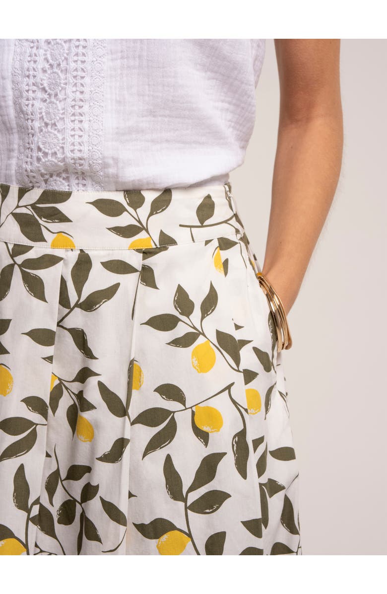 Brakeburn Sicily Midi Skirt, Alternate, color, Cream
