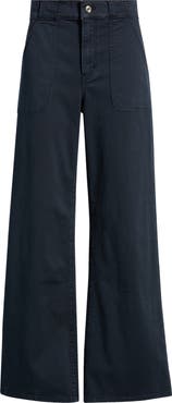 FRAME Modern Pocket High Waist Wide Leg Pants