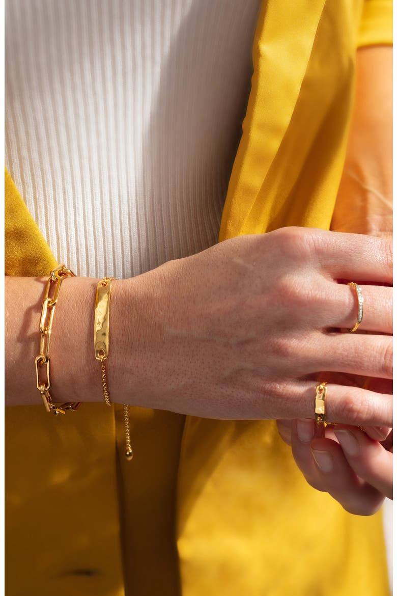 Mini Havana Friendship Chain Bracelet, Alternate, color, GOLD