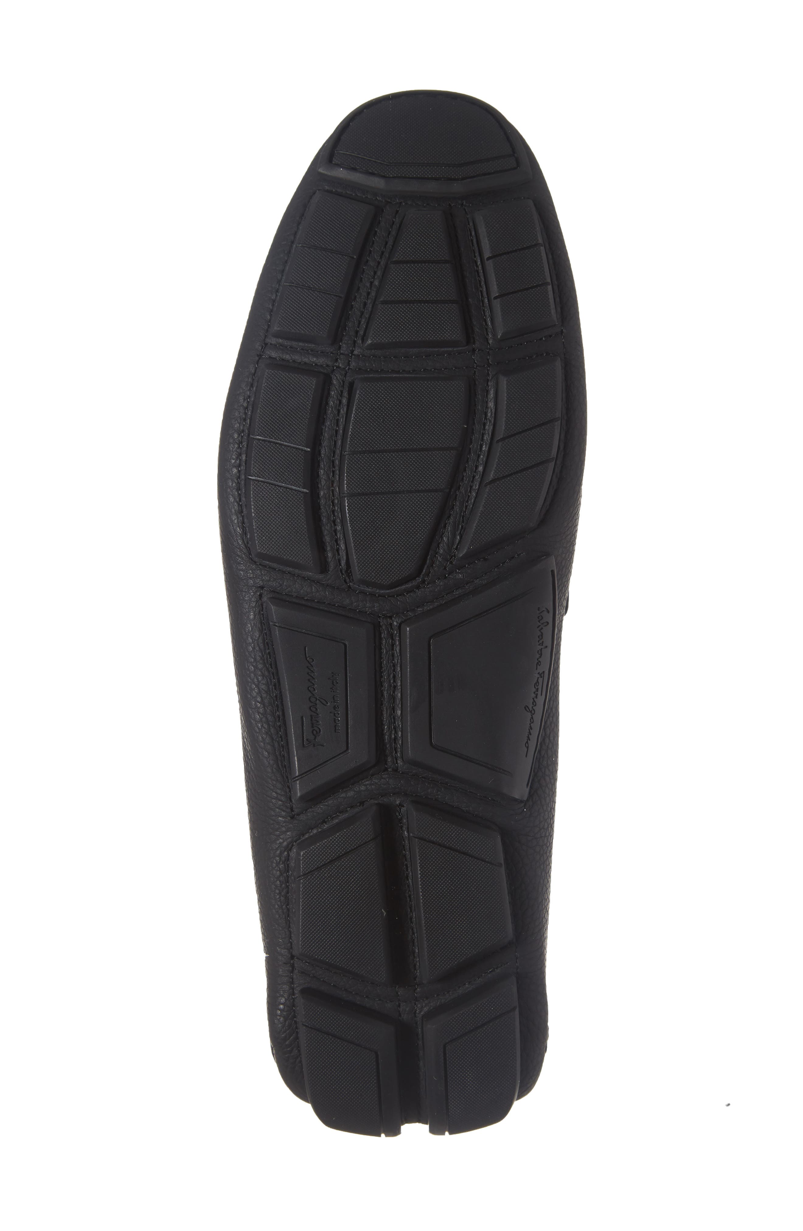 FERRAGAMO Front 4 Driving Shoe, Alternate, color, Nero