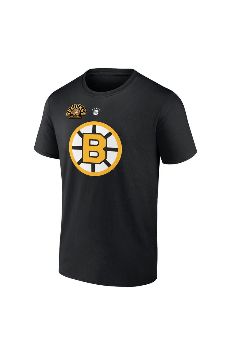 FANATICS Men's Fanatics Branded Bobby Orr Black Boston Bruins Centennial Authentic Stack Retired Player Name & Number T-Shirt, Alternate, color, Black