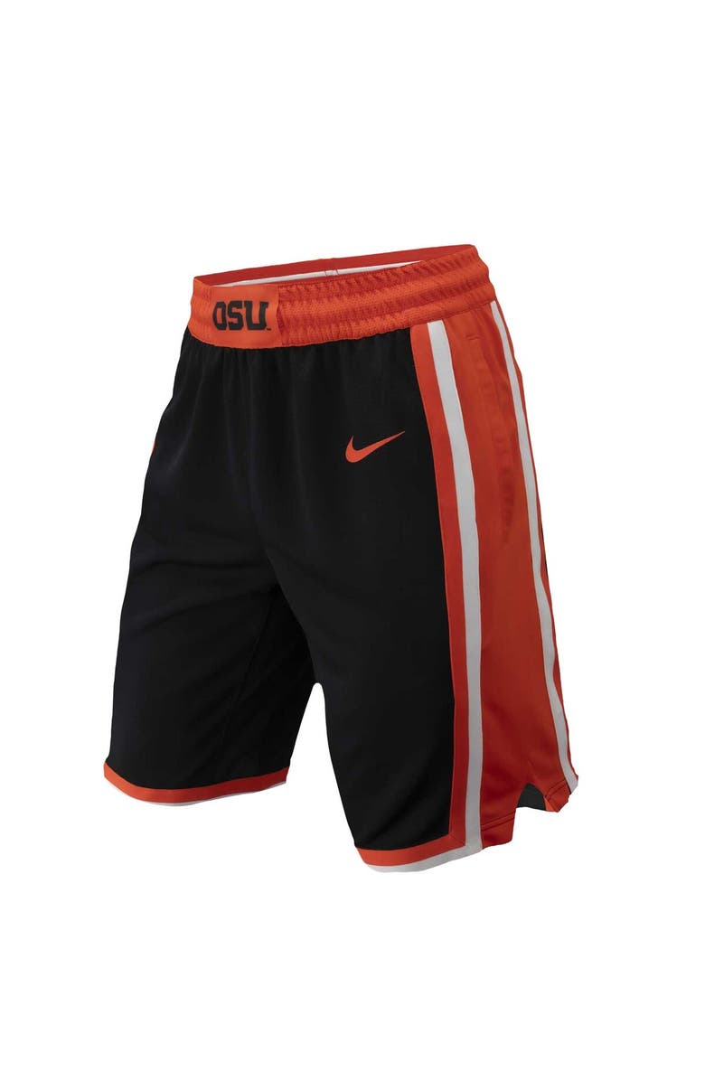 Nike Men's Nike Black Oregon State Beavers Replica Performance Basketball Shorts, Alternate, color, Black