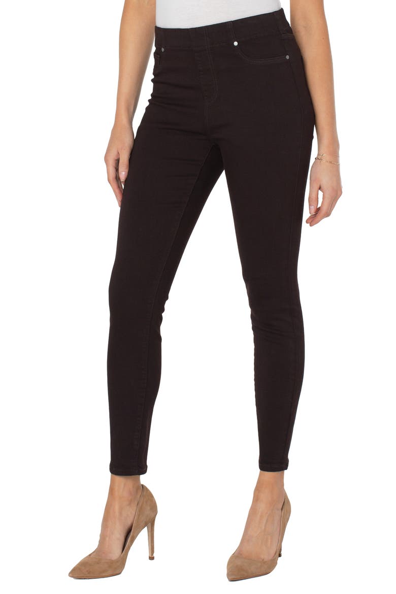 Chloe Pull-On High Waist Ankle Skinny Corduroy Jeans, Main, color, MOLASSES