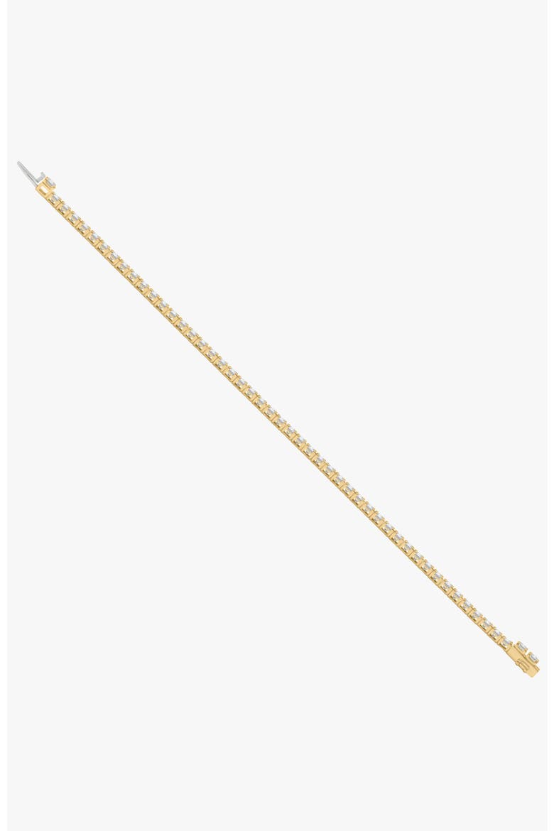14K Gold Lab Diamonds 2 Carats The Classic Tennis Bracelet, Alternate, color, Yellow Gold