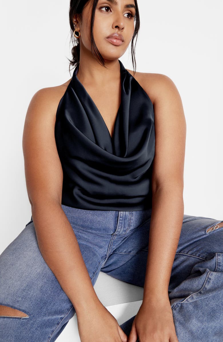 City Chic Chloe Cowl Neck Top, Alternate, color,