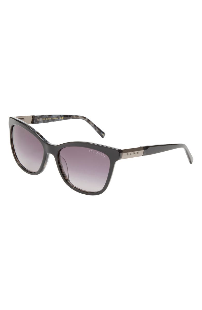 Ted Baker London Full Rim Cat Eye Sunglasses, Alternate, color,