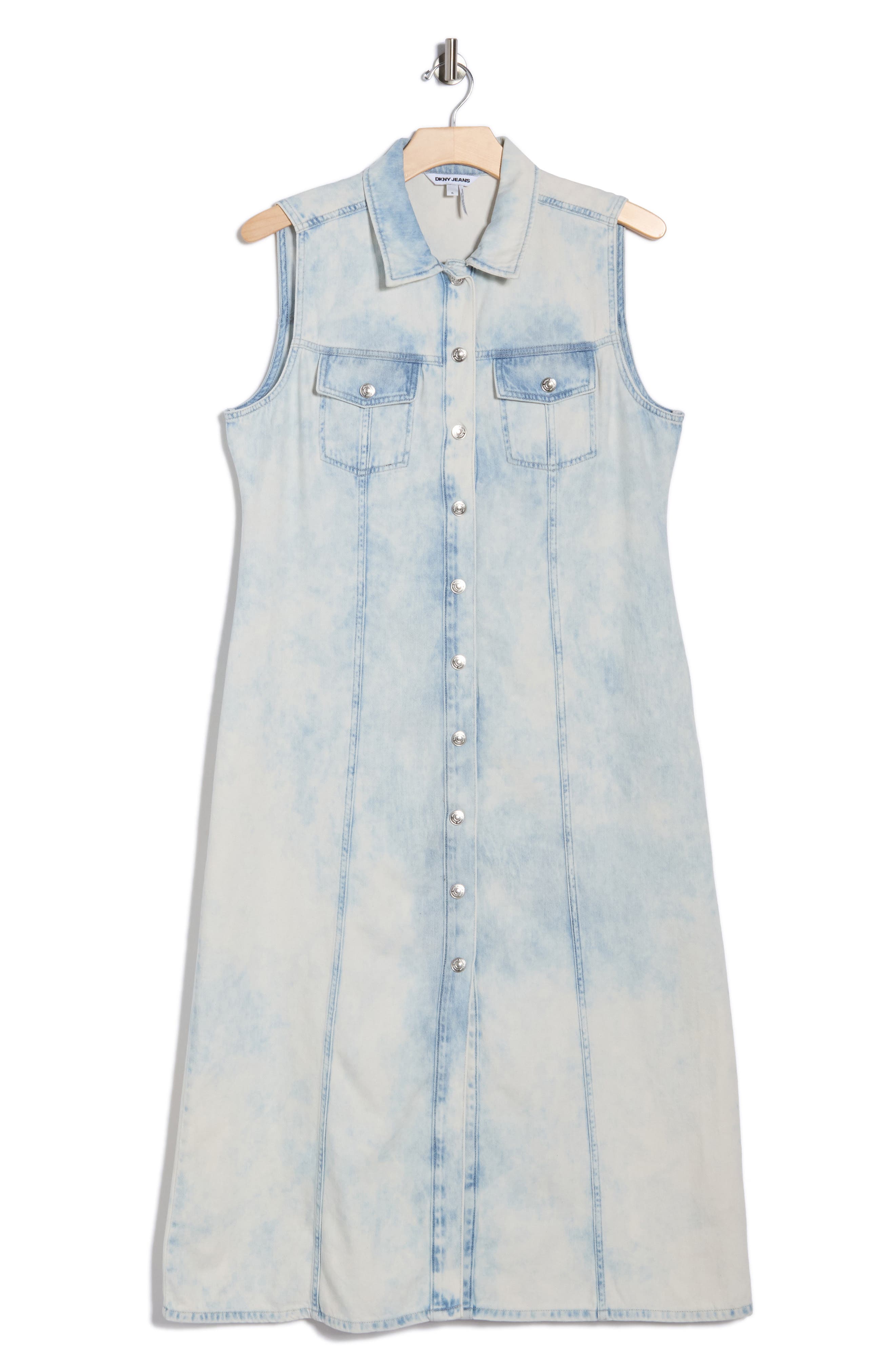 DKNY Jeans Sleeveless Denim Maxi Dress
