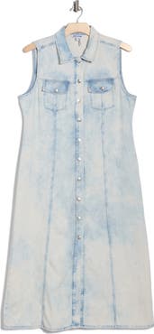 DKNY Jeans Sleeveless Denim Maxi Dress