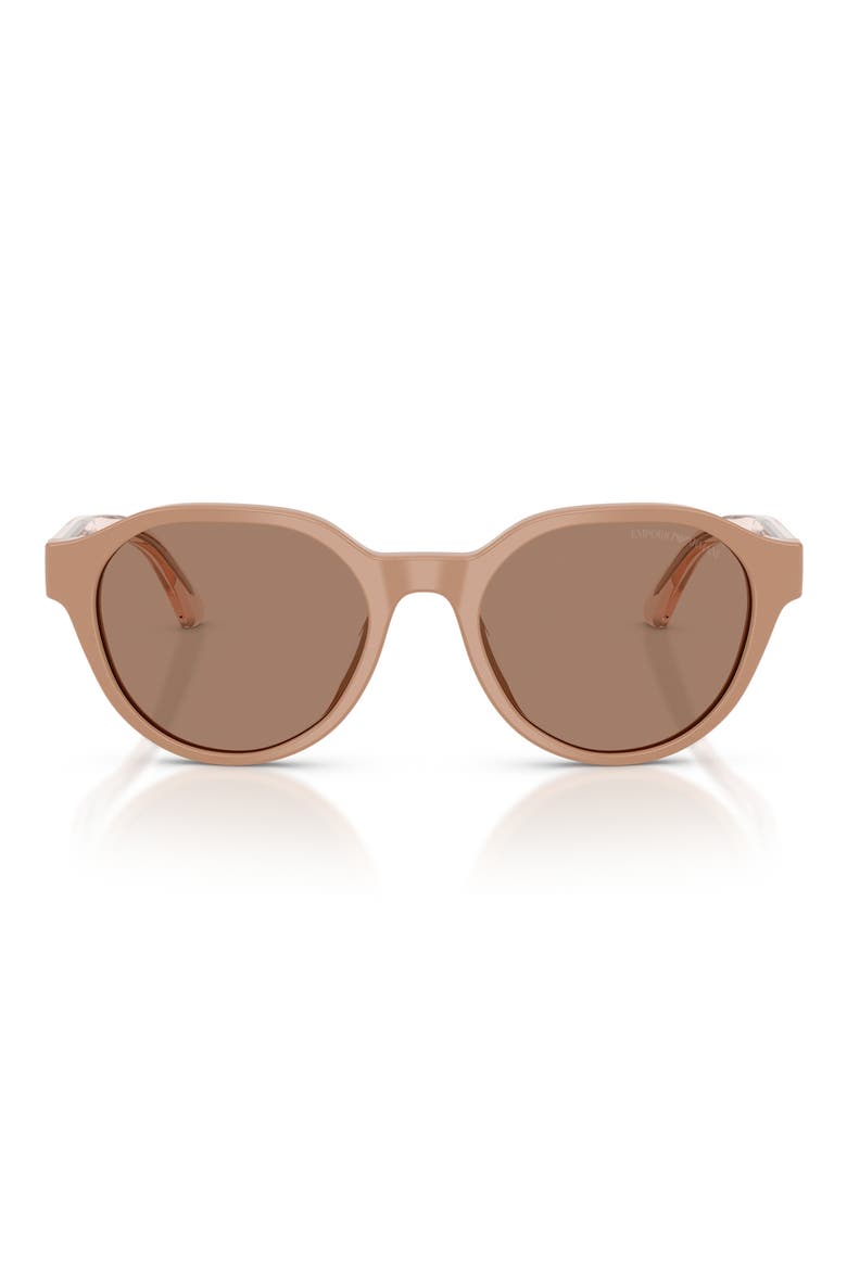 Kids' 48mm Small Phantos Sunglasses, Main, color, SHINY OPAL TUNDRA / DARK BROWN