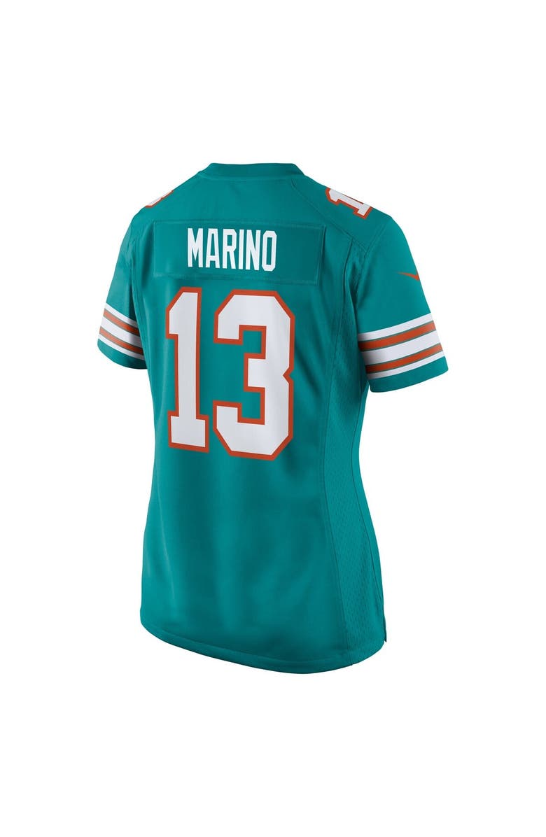 Nike Women's Nike Dan Marino Aqua Miami Dolphins Retired Player Jersey, Alternate, color, Aqua