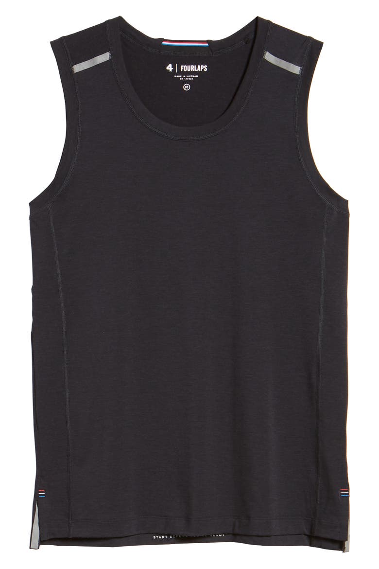 Level Tank, Alternate, color, BLACK