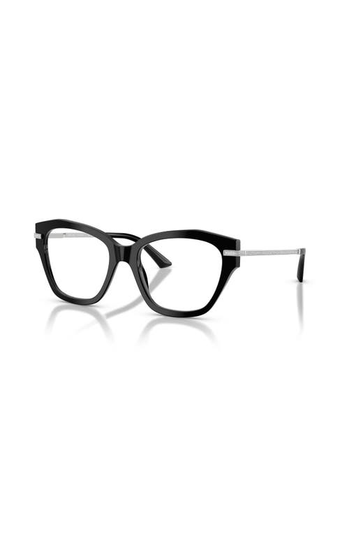 Jimmy Choo 52mm Cat Eye Optical Glasses In Brown