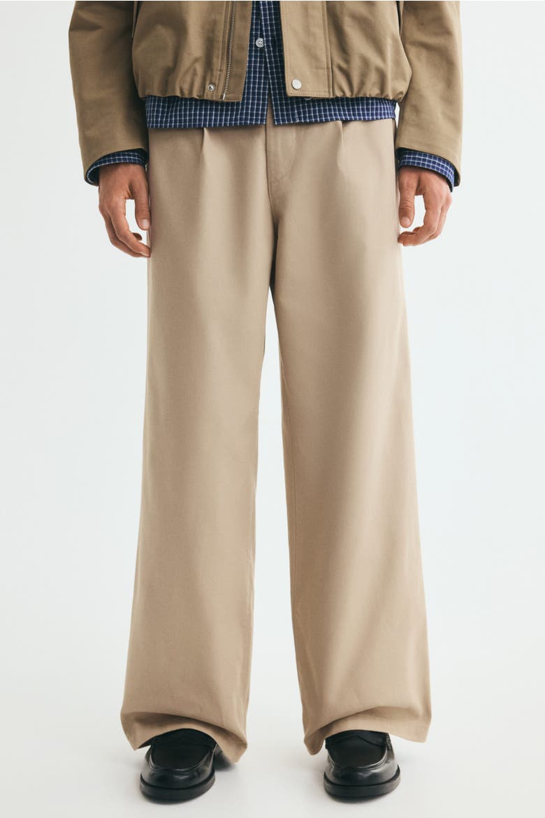 Loose-Fit Chinos, Alternate, color, Beige