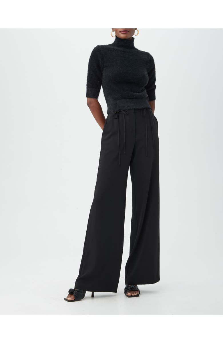 Trina Turk Mali Fuzzy Sweater, Alternate, color, Black