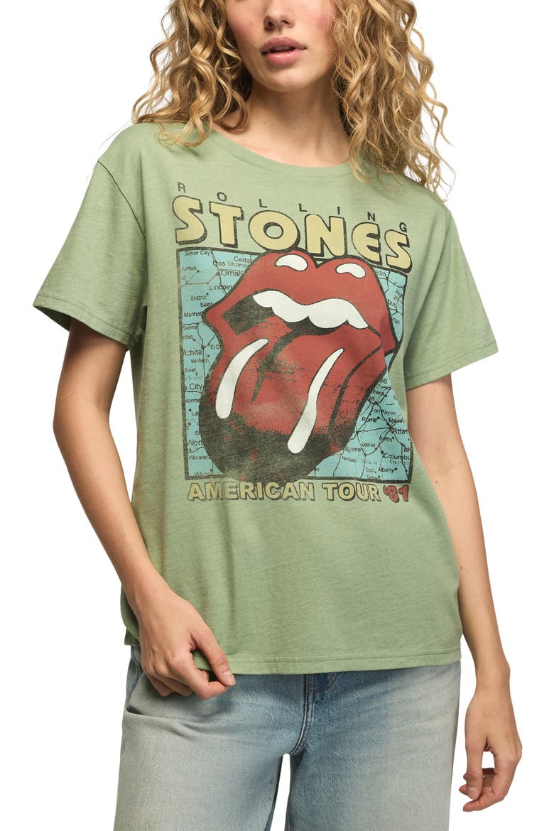 Rolling Stone Graphic T-Shirt, Main, color, BASIL