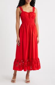 Rails Moira Smocked Back Sleeveless Maxi Dress