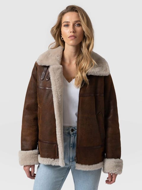 Brown Shearling & Faux Shearling | Nordstrom