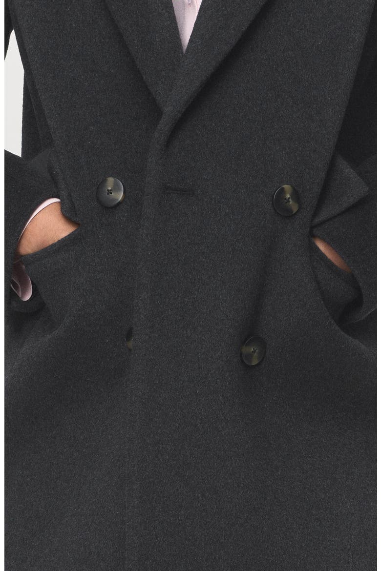 Double Breasted Coat, Alternate, color, GREY