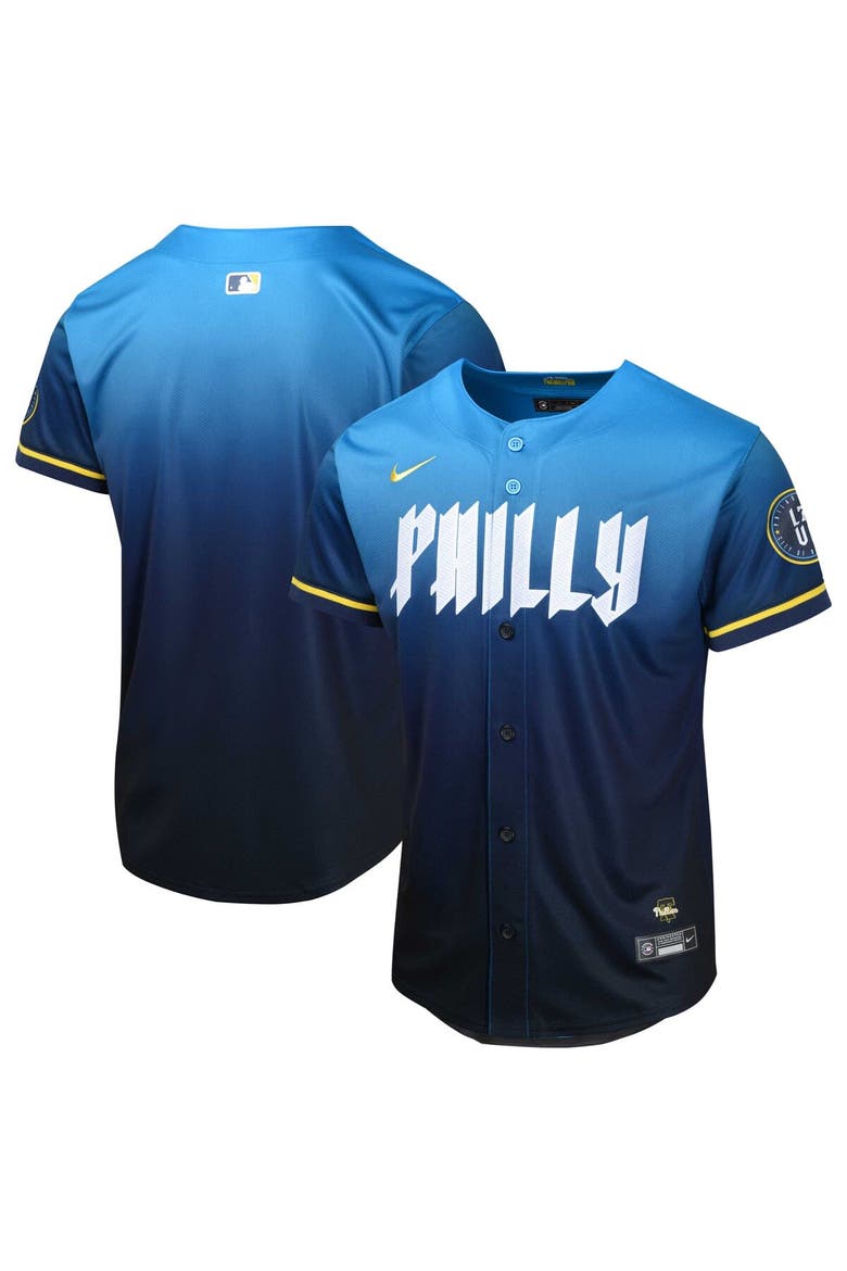 Youth Nike  Blue Philadelphia Phillies 2024 City Connect Limited Jersey, Main, color, Blue