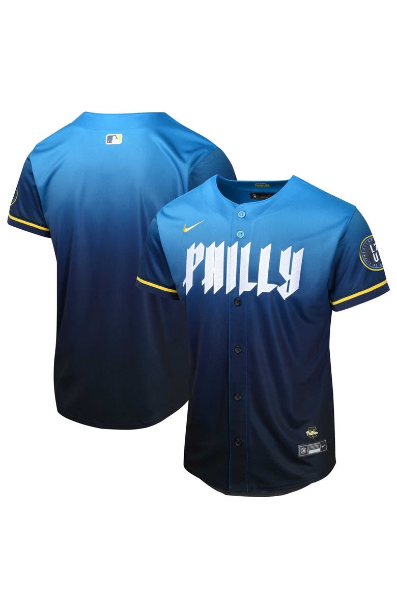 Nike Youth Nike  Blue Philadelphia Phillies 2024 City Connect Limited Jersey, Main, color, Blue