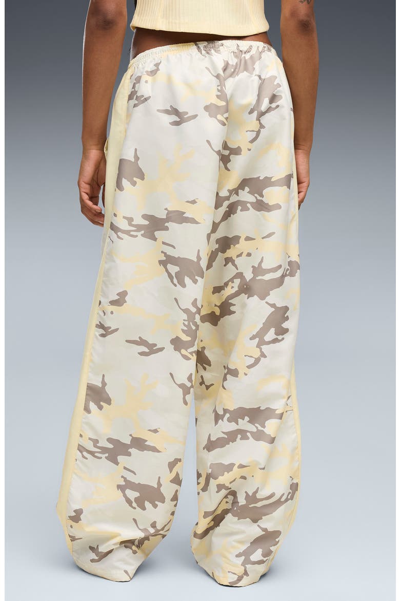 Street Glam Relaxed Camo Pants, Alternate, color, BUTTERCREAM